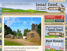 Tablet Screenshot of localfoodbritain.com